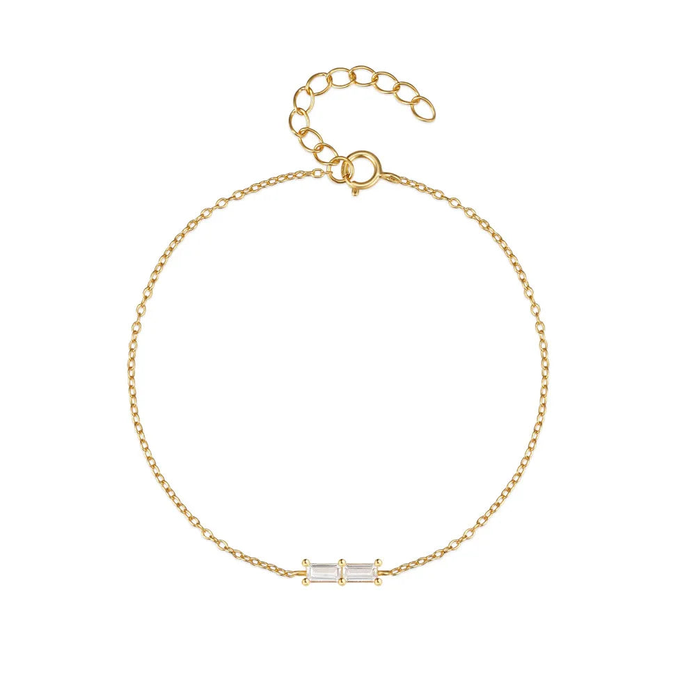 Geometric Crystal Bracelet