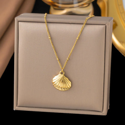 Stainless Steel Shell Necklace
