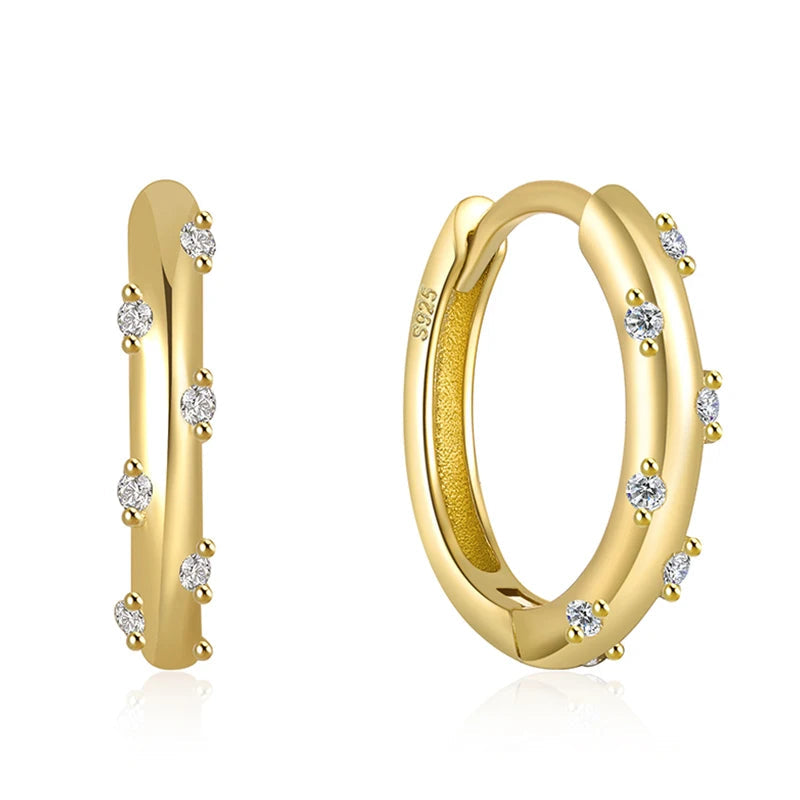Glossy Hoop Earrings