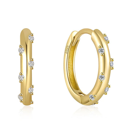 Glossy Hoop Earrings