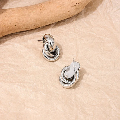Knot Hoop Earrings