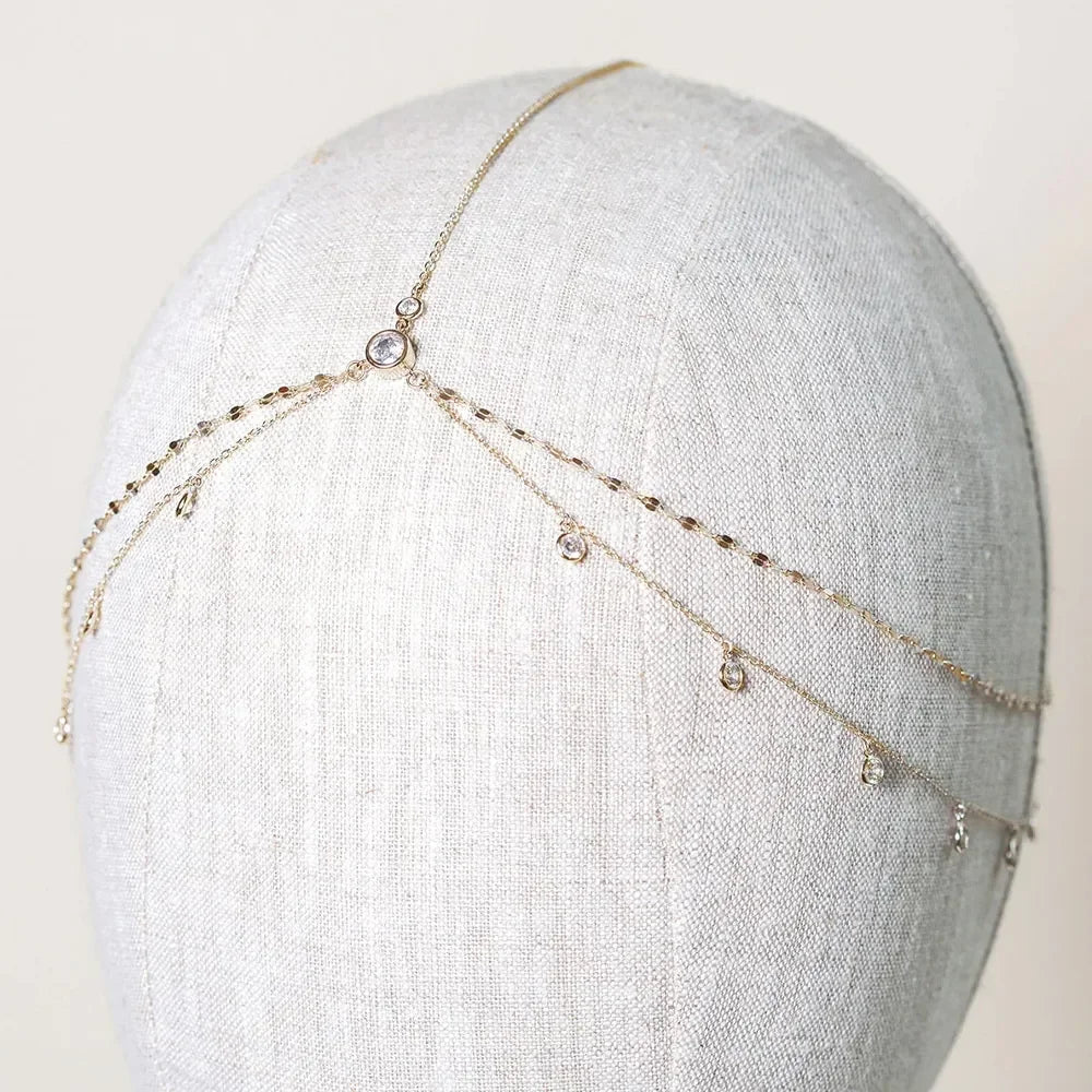 Boho Crystal Head Chain