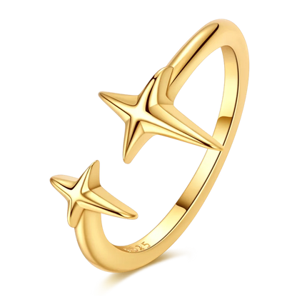 Sterling Silver Gold Rings