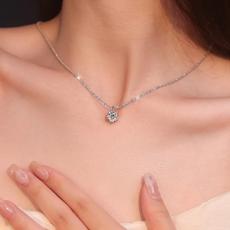 Zircon Pendant Necklace
