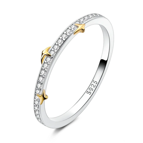 Gold Star Stone Rings