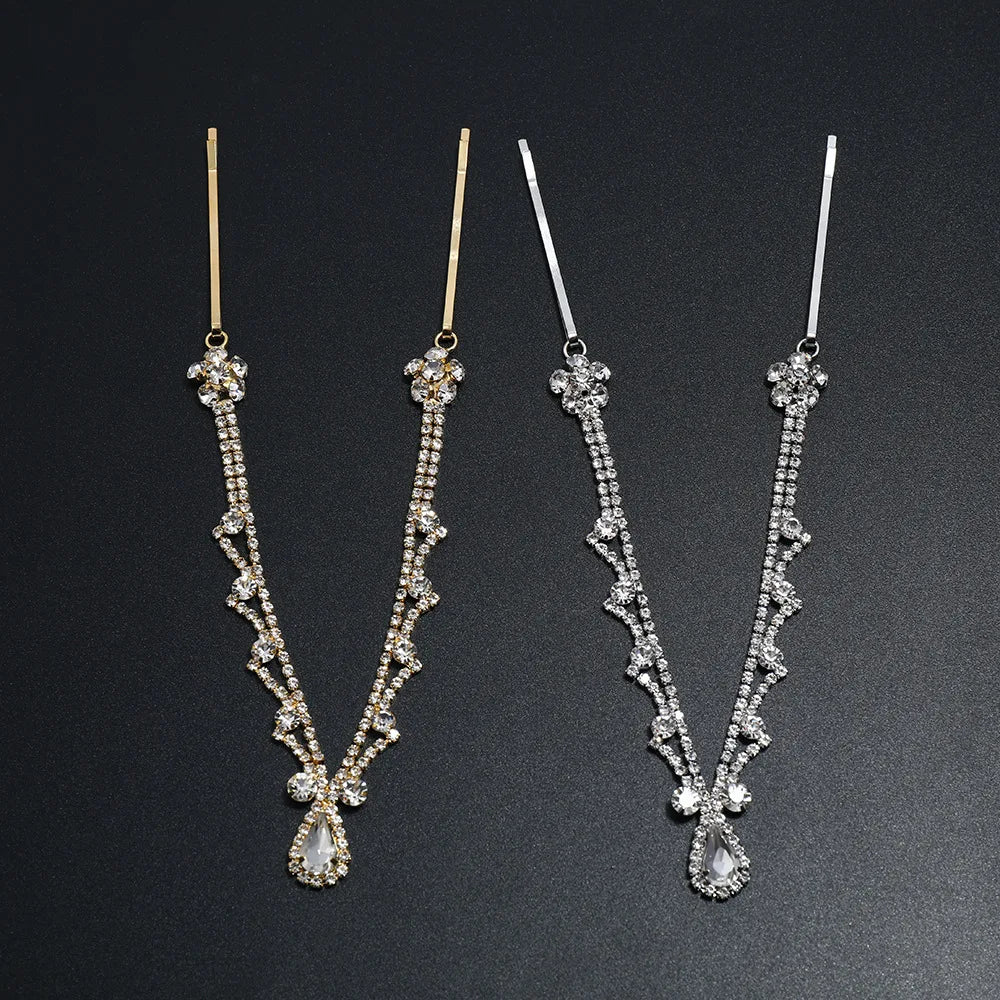 Rhinestone Forehead Tiara