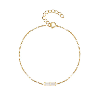 Geometric Crystal Bracelet