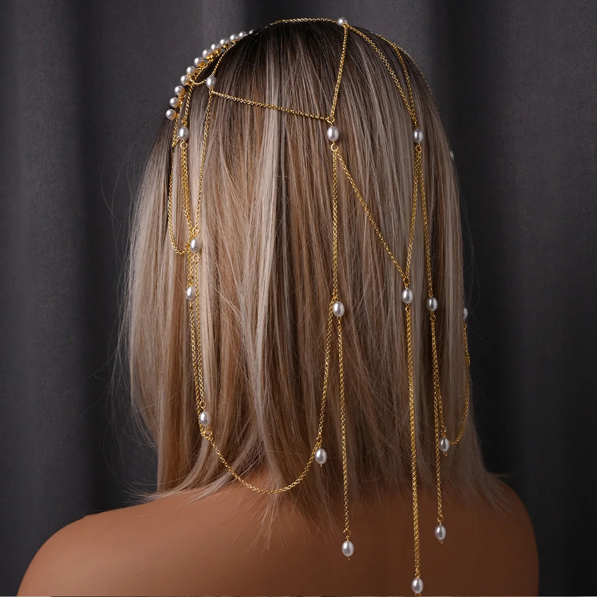 Mesh Tassel Headband