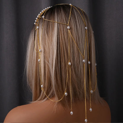 Mesh Tassel Headband