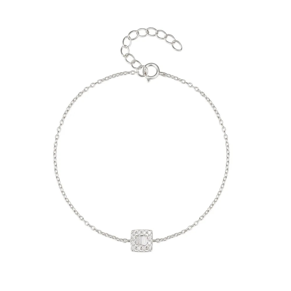 Geometric Crystal Bracelet