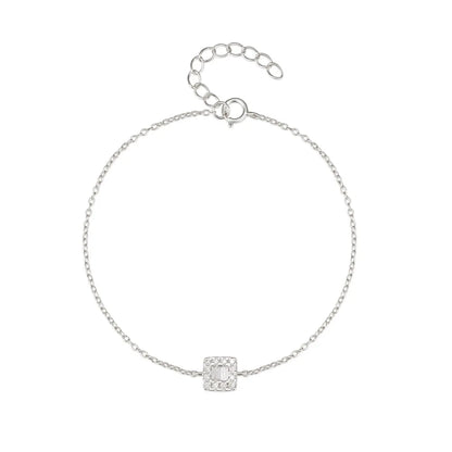 Geometric Crystal Bracelet