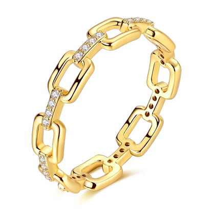 Sterling Silver Gold Rings