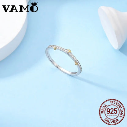 Gold Star Stone Rings