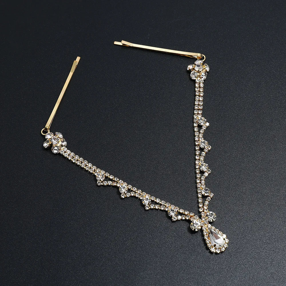 Rhinestone Forehead Tiara