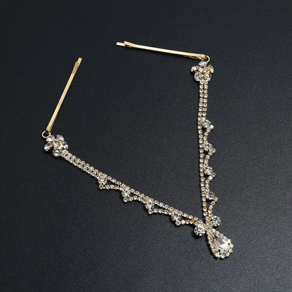 Rhinestone Forehead Tiara