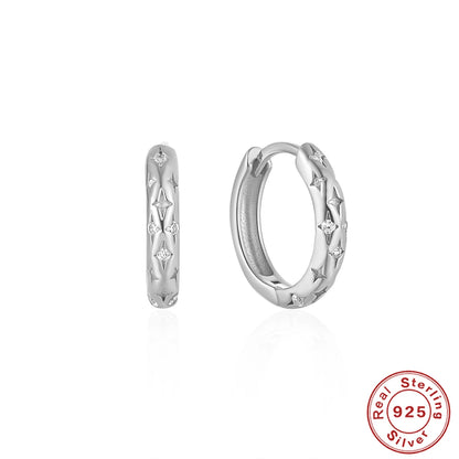 Glossy Hoop Earrings