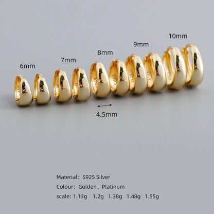 Sterling Silver Hoop Earrings