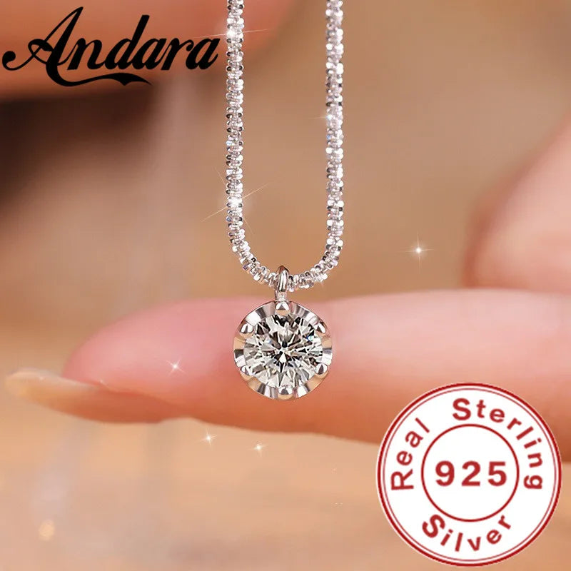 Zircon Pendant Necklace