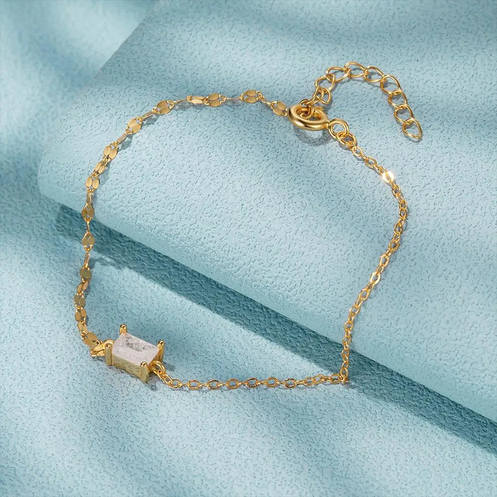 Geometric Crystal Bracelet