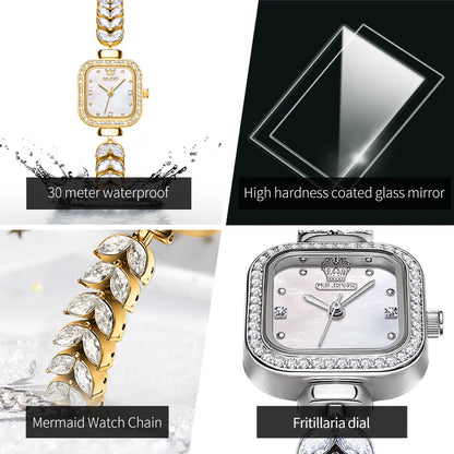 Square Dial Luxury Wristwatch