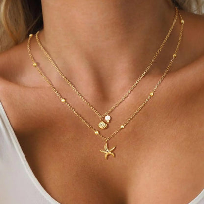 Stainless Steel Shell Necklace