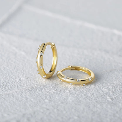 Glossy Hoop Earrings