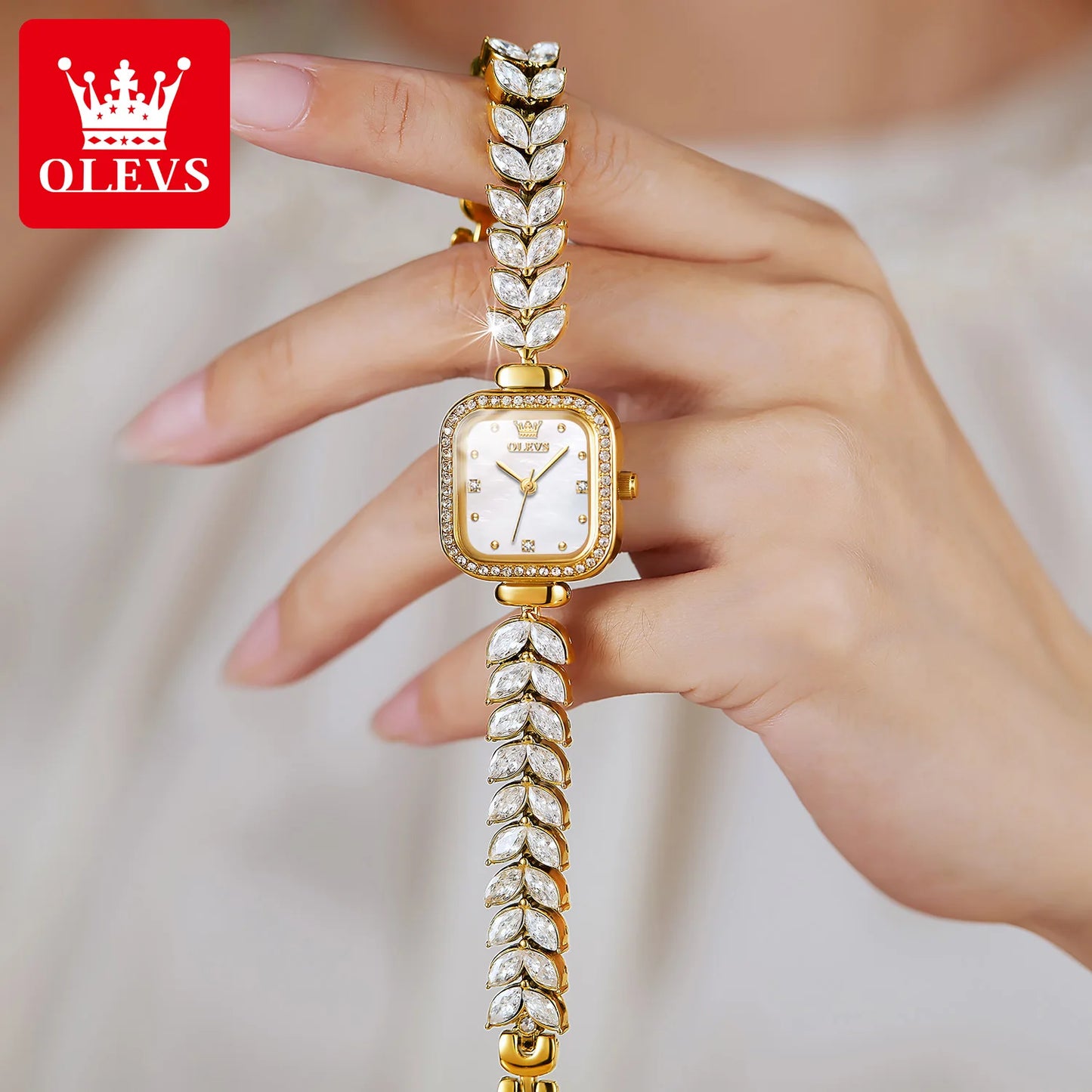 Square Dial Luxury Wristwatch