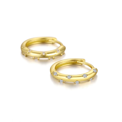 Glossy Hoop Earrings