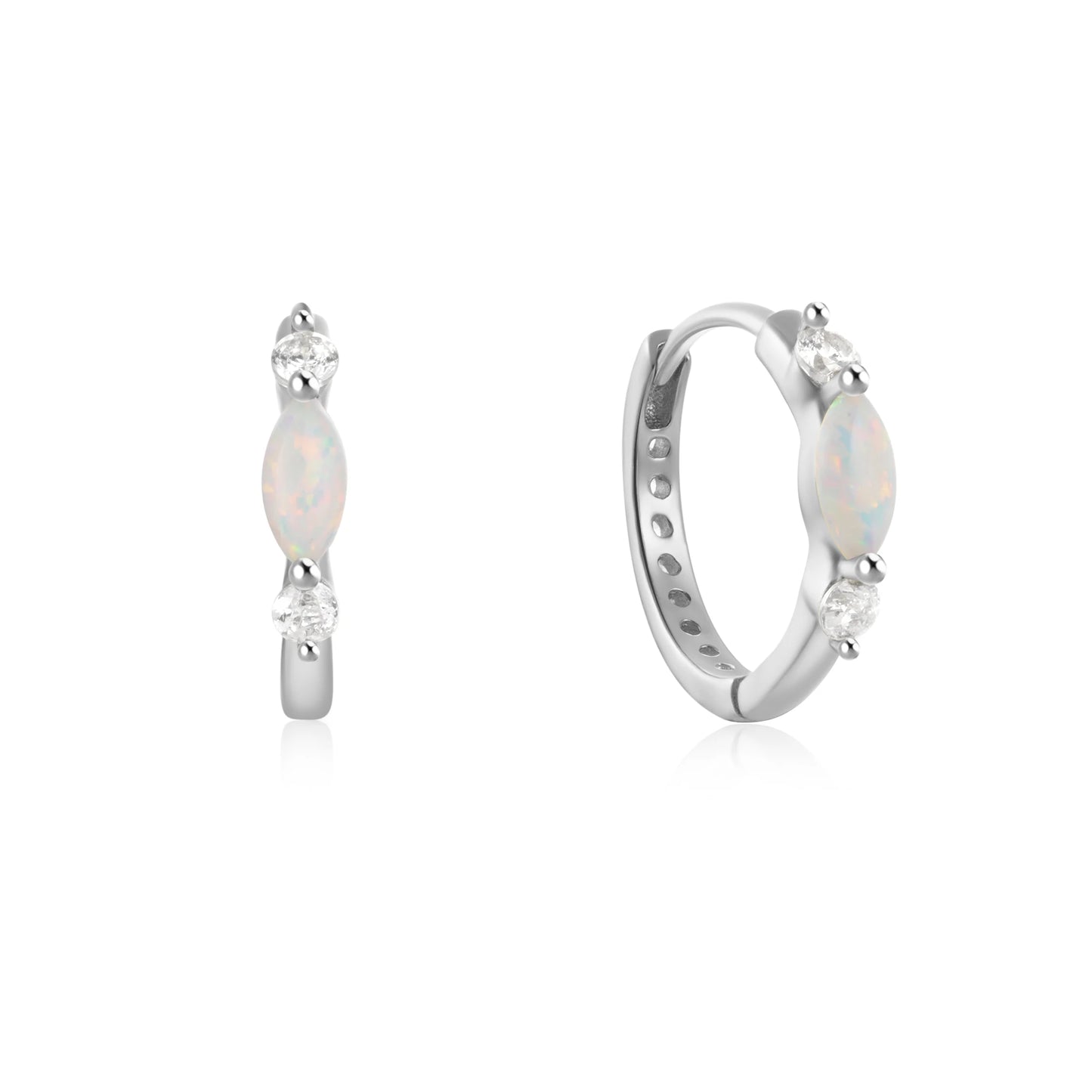 Glossy Hoop Earrings