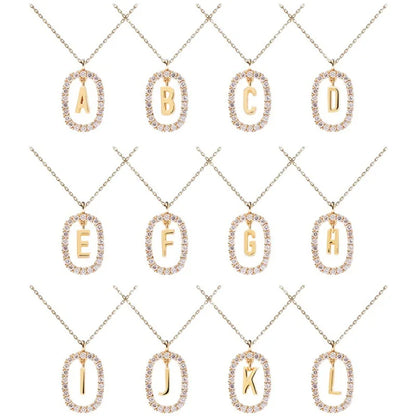 Sterling Silver Monogram Necklace