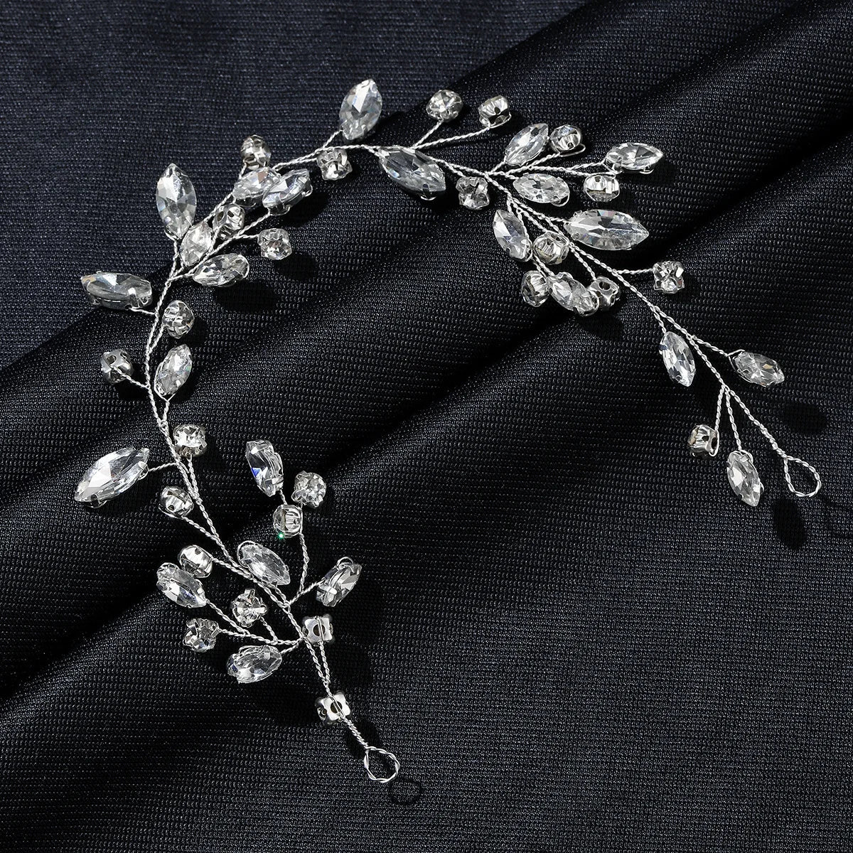 Flower Rhinestone Hair Ornament