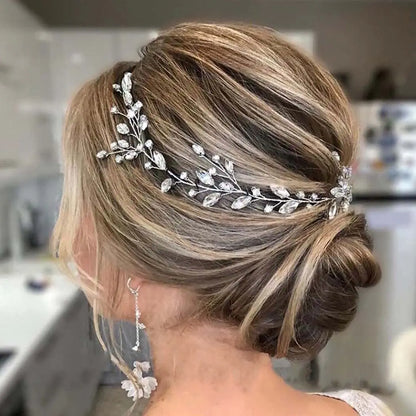 Flower Rhinestone Hair Ornament