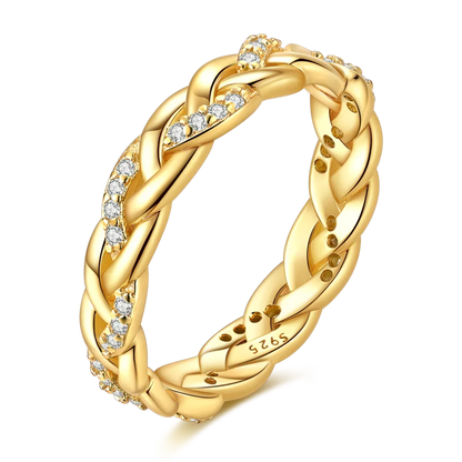 Sterling Silver Gold Rings