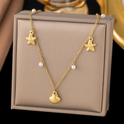 Stainless Steel Shell Necklace