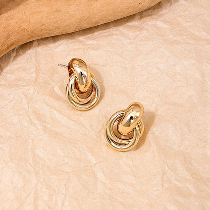 Knot Hoop Earrings
