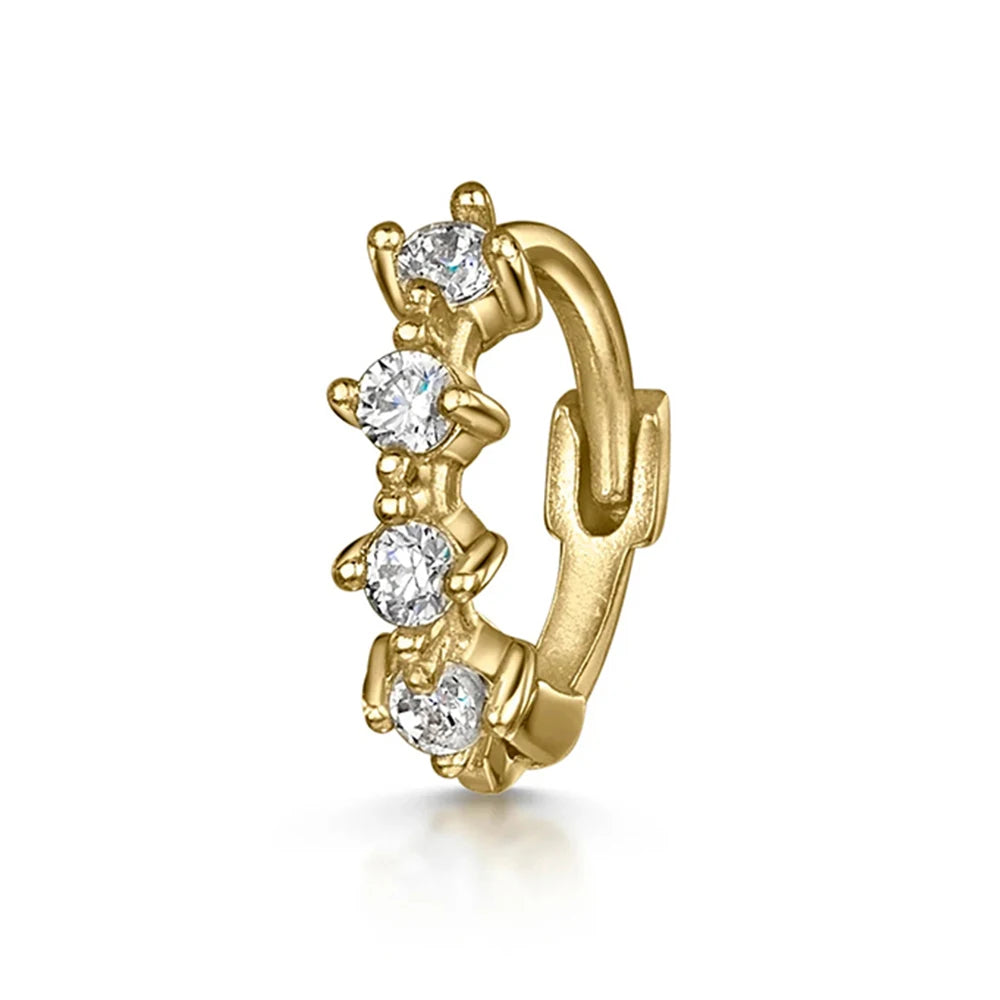 Glossy Hoop Earrings