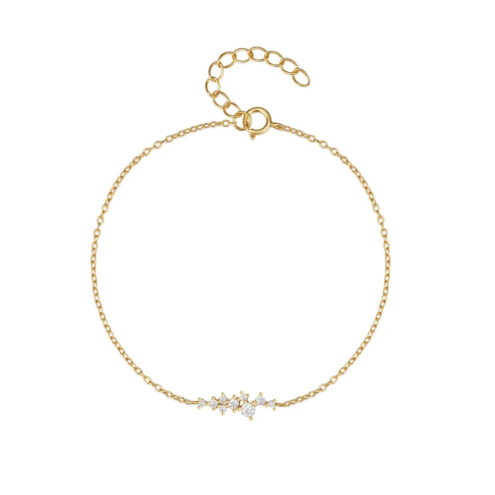 Geometric Crystal Bracelet