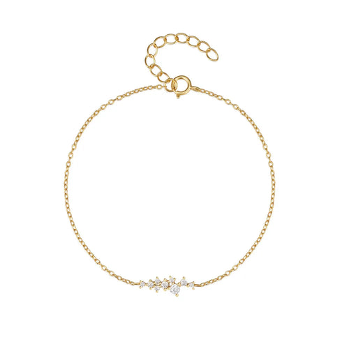 Geometric Crystal Bracelet