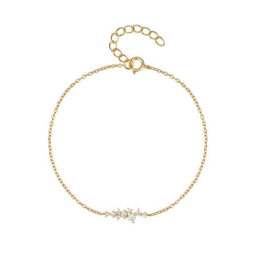 Geometric Crystal Bracelet