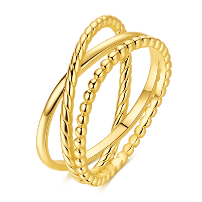 Sterling Silver Gold Rings