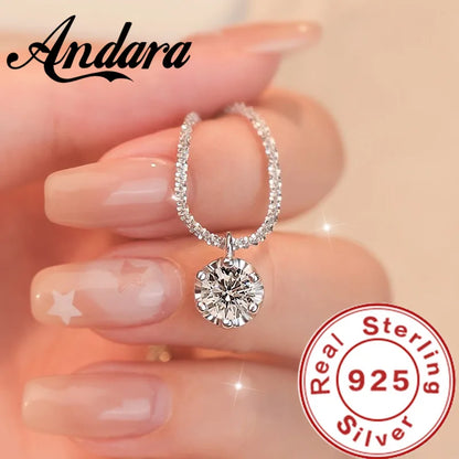 Zircon Pendant Necklace