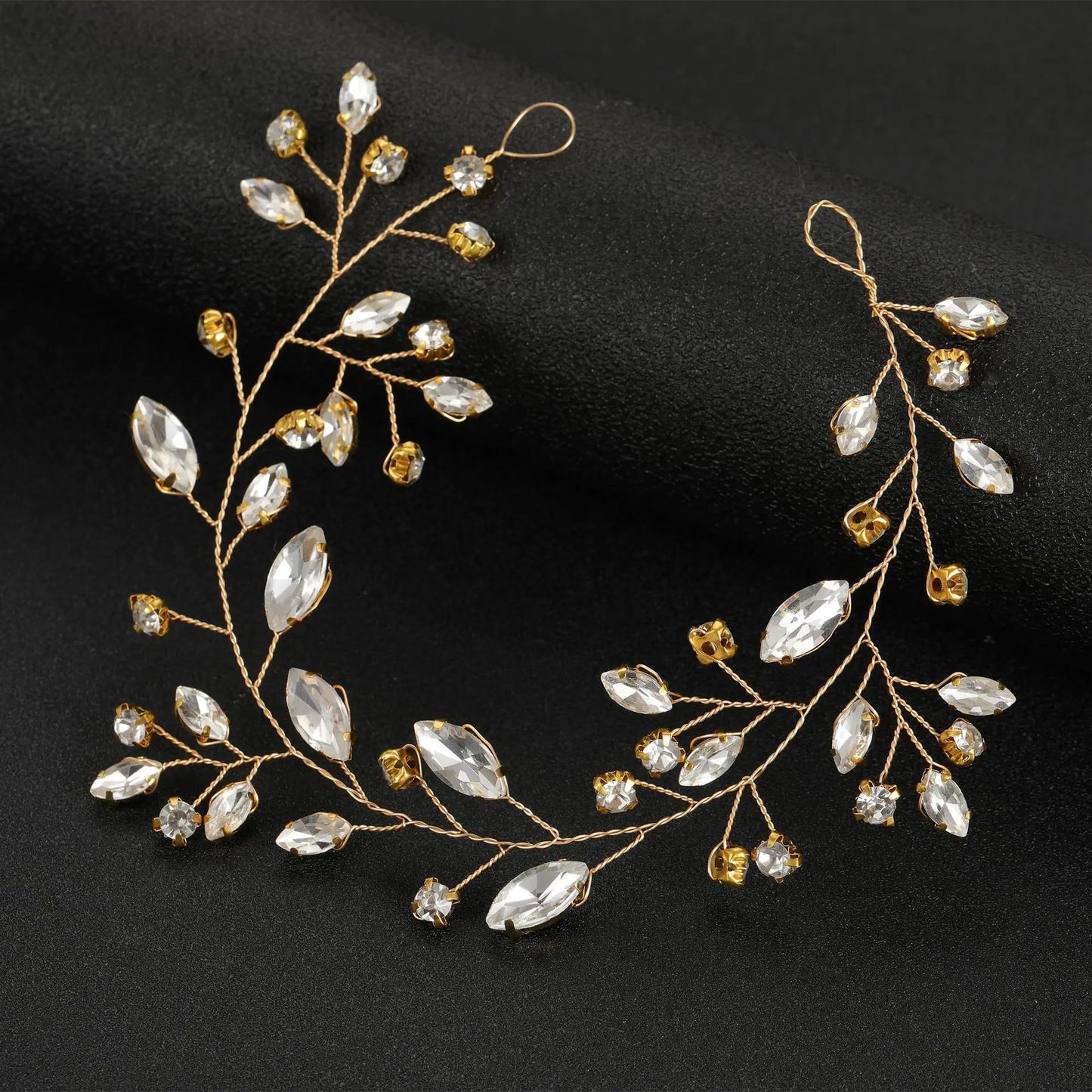 Flower Rhinestone Hair Ornament