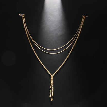 Elegant Back Chain Necklace