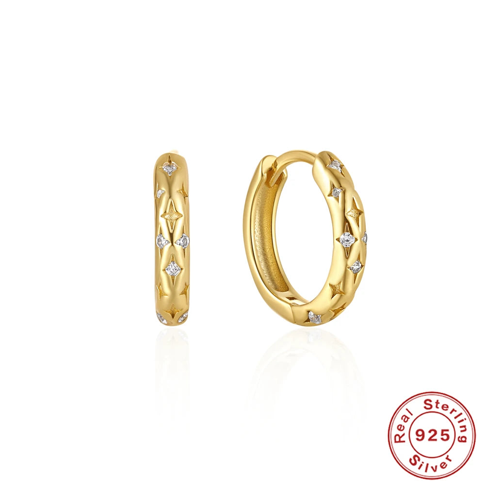 Glossy Hoop Earrings