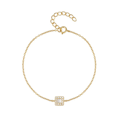 Geometric Crystal Bracelet