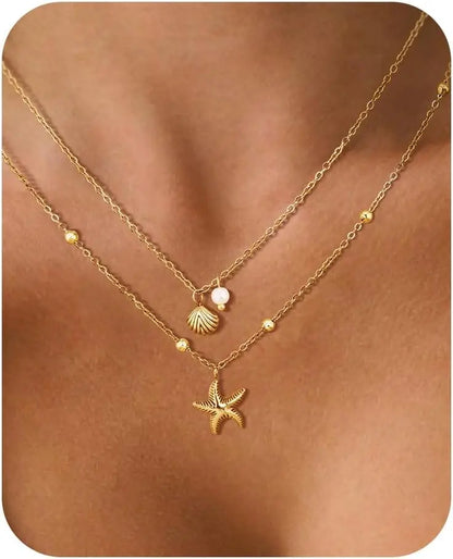 Stainless Steel Shell Necklace