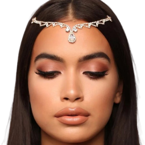 Rhinestone Forehead Tiara