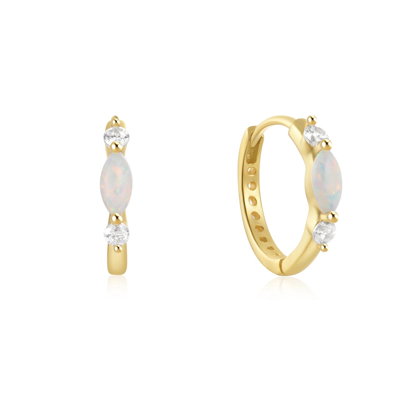 Glossy Hoop Earrings