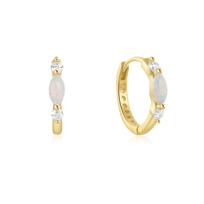 Glossy Hoop Earrings