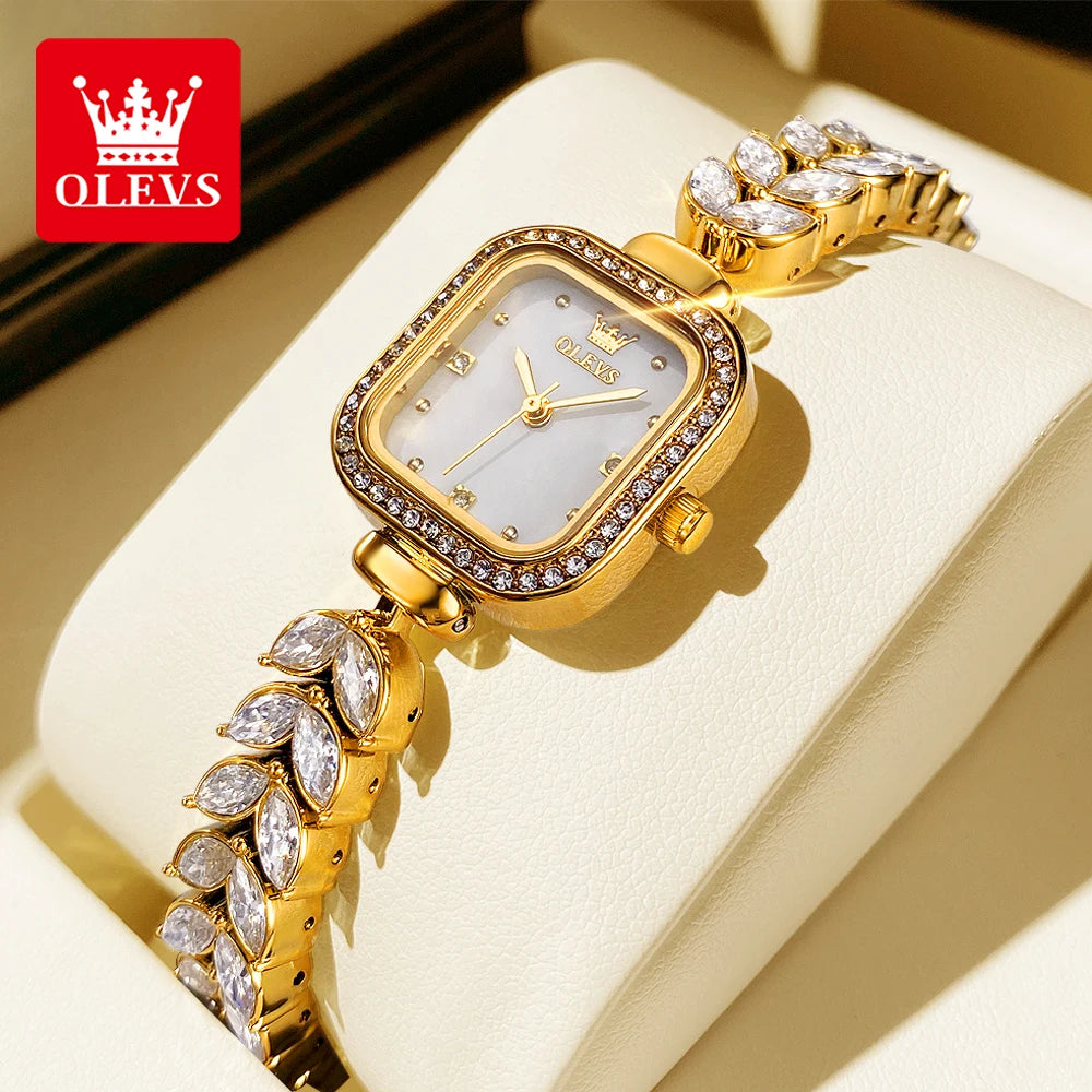 Square Dial Luxury Wristwatch